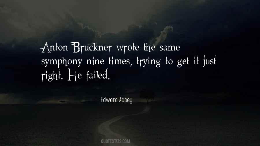 Quotes About Bruckner #1803842