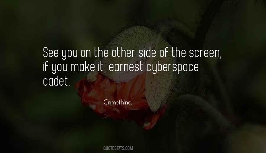 Cyberspace'd Quotes #44692