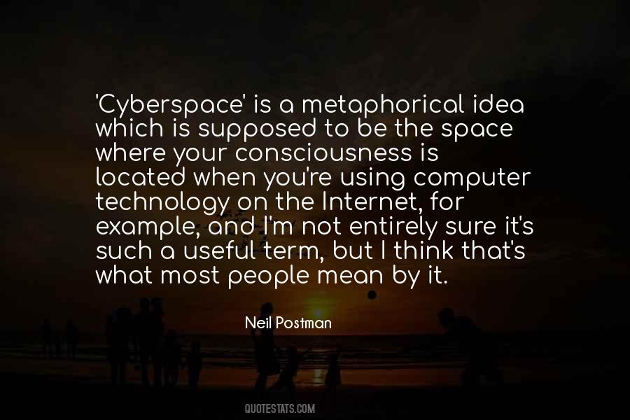 Cyberspace'd Quotes #682684