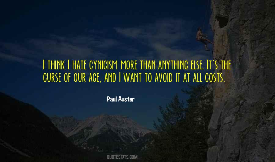Cynicism's Quotes #932737