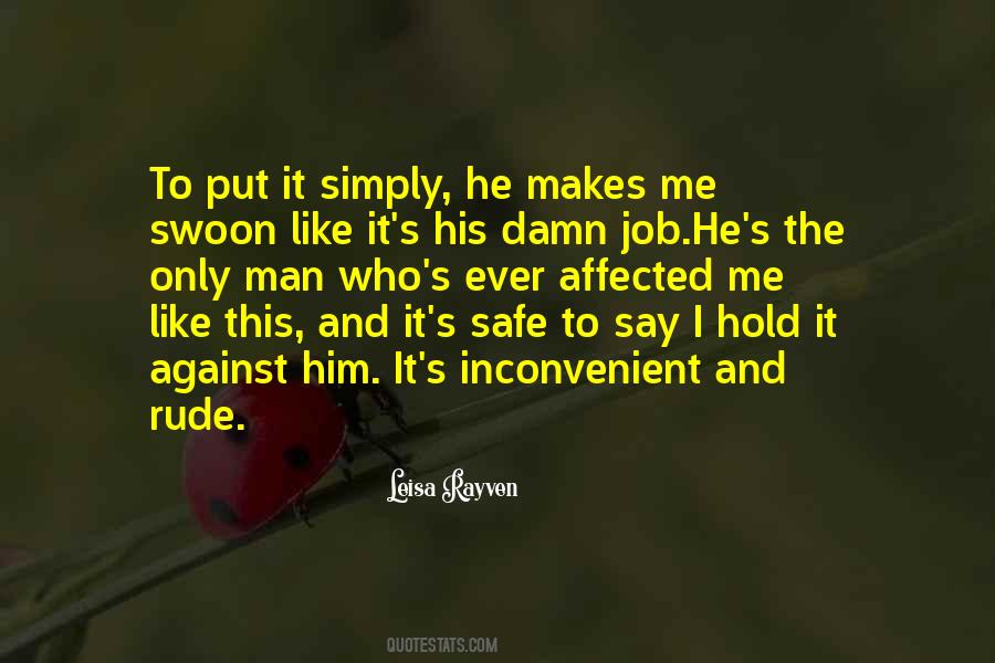 Quotes About Rude Man #1525867