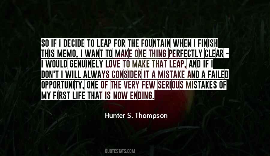 Quotes About Love Hunter S Thompson #1677862