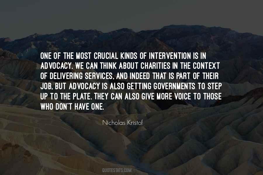 Quotes About Intervention #1170951