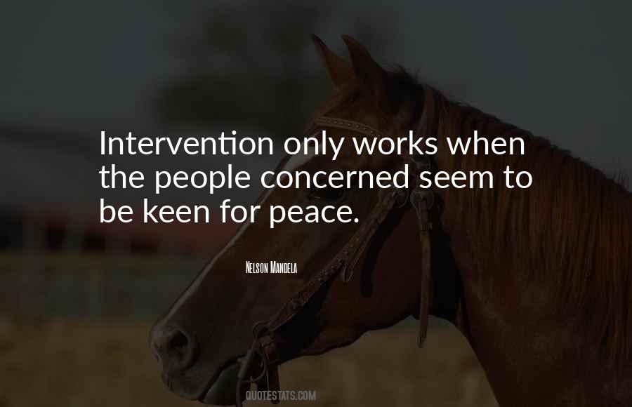 Quotes About Intervention #188329 Quotes About Intervention #188329