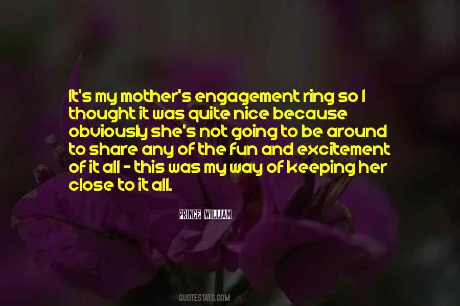 Quotes About My Engagement Ring #804957
