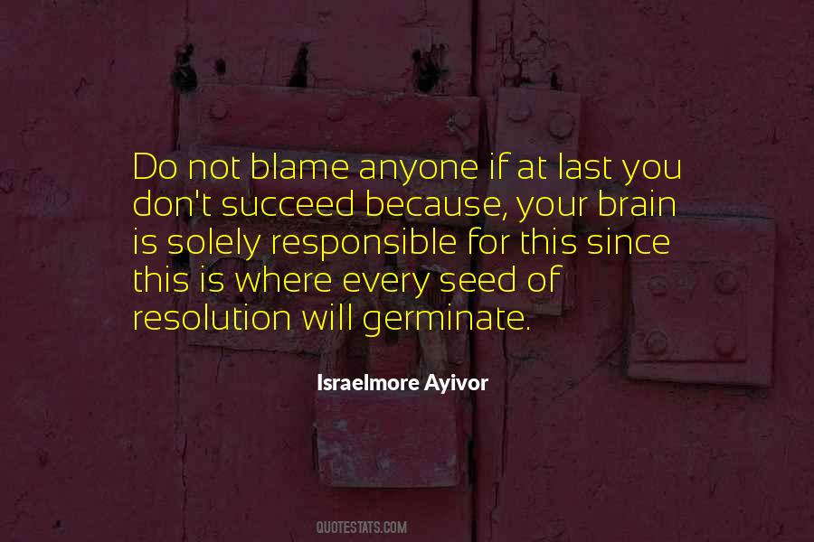 Quotes About Blame Game #674212
