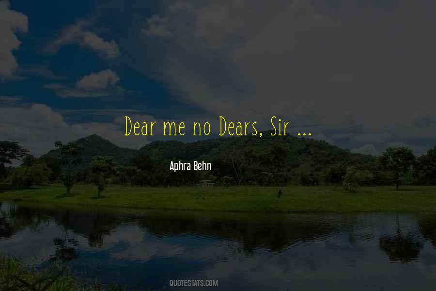 Dears Quotes #1258253