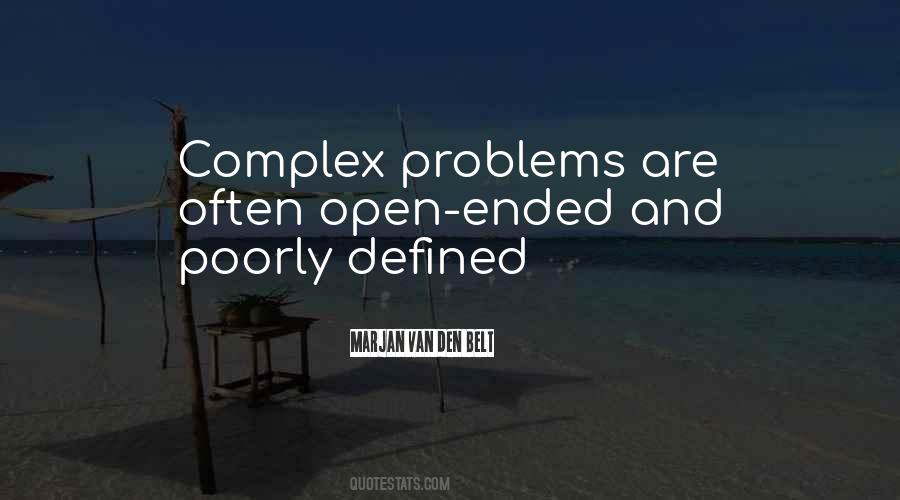 Quotes About Complex Problems #1514716