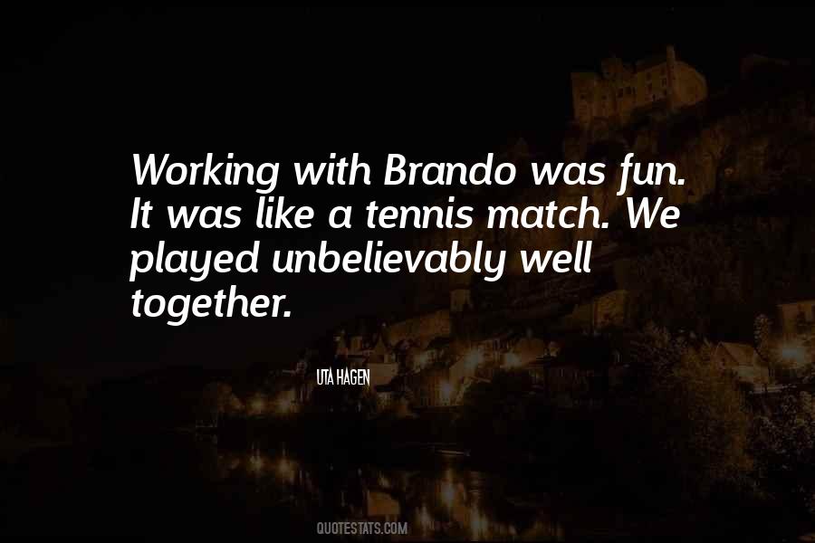 Quotes About Brando #1456978