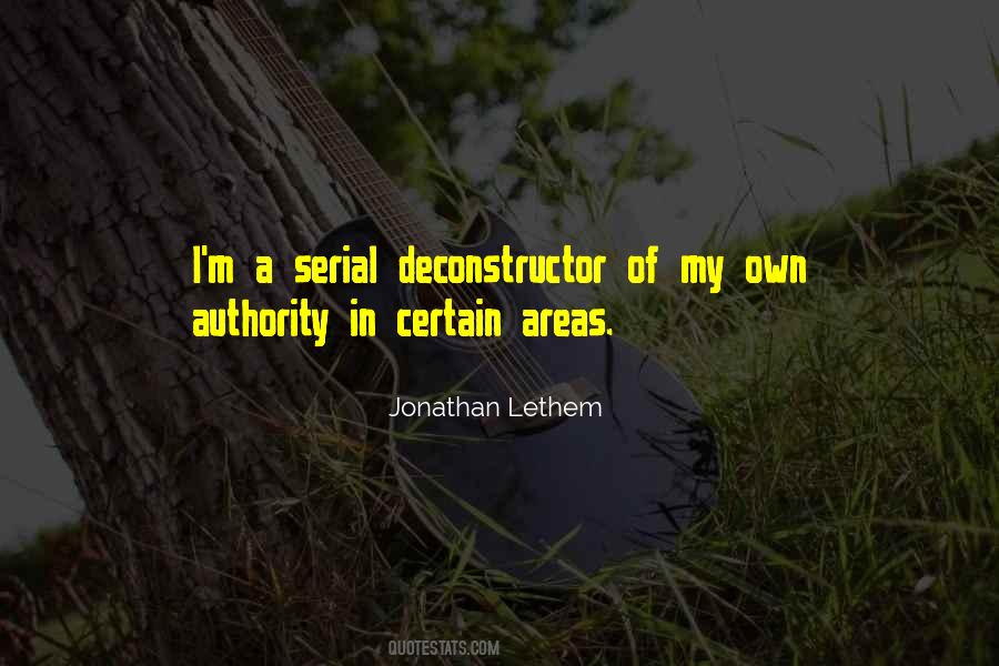 Deconstructor Quotes #1434117