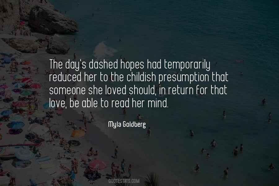 Quotes About Childish Love #1617745