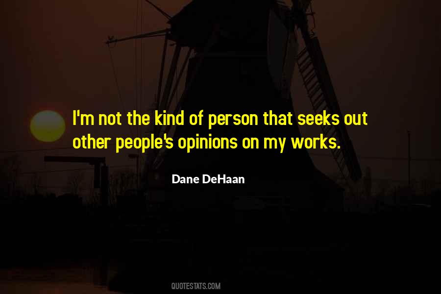 Dehaan Quotes #1720100