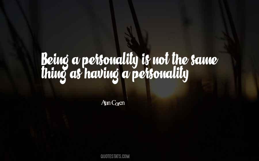 Quotes About Personality #1724824