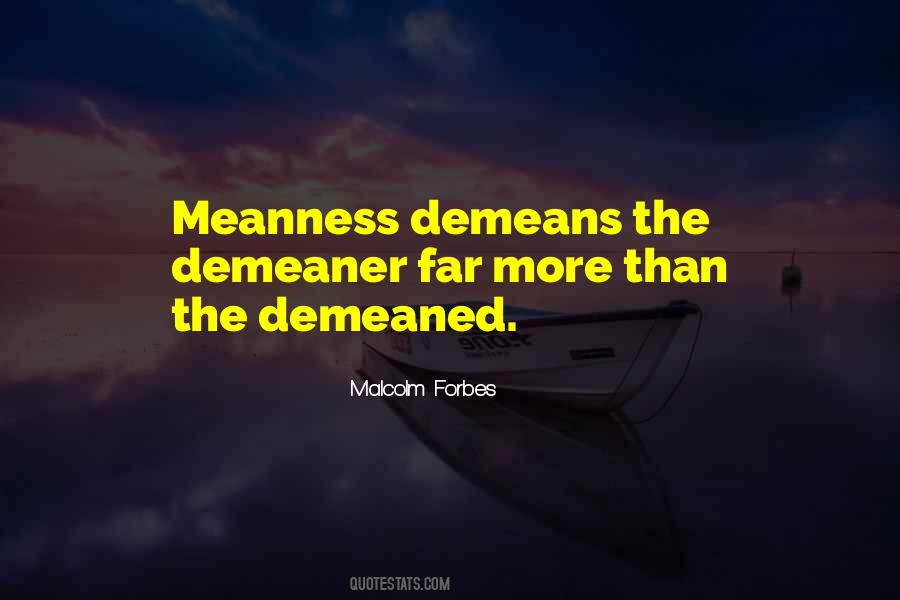 Demeans Quotes #749687