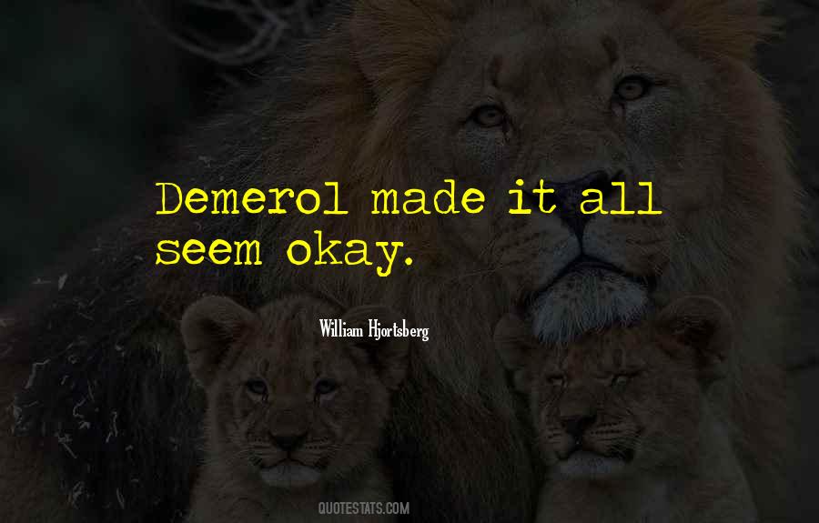 Demerol Quotes #1811453