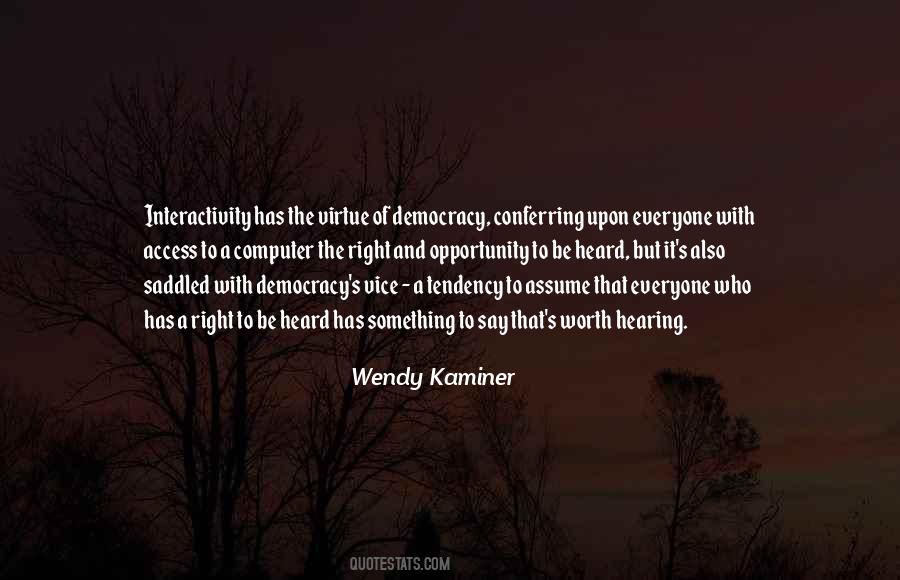 Democracy's Quotes #1410060