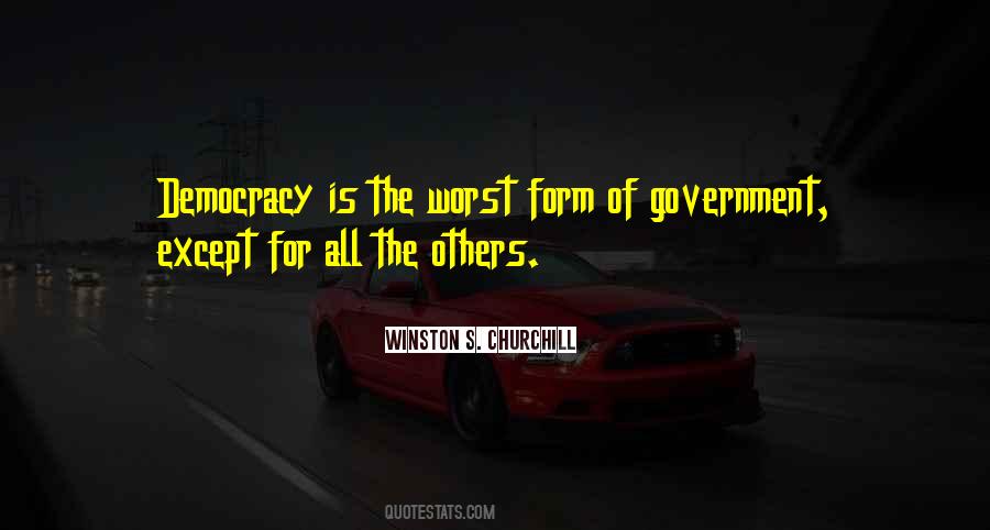 Democracy's Quotes #31787