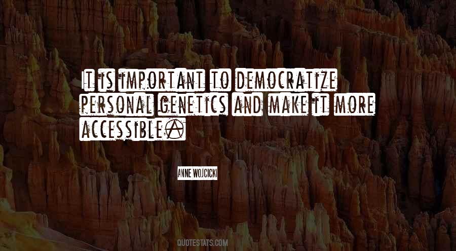 Democratize Quotes #1865980