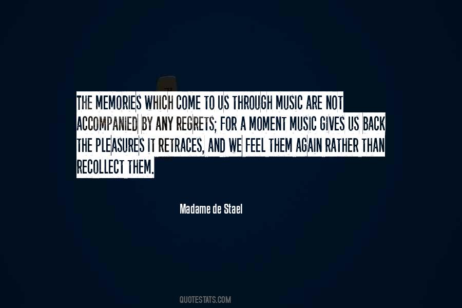 Quotes About Music And Memories #1225609