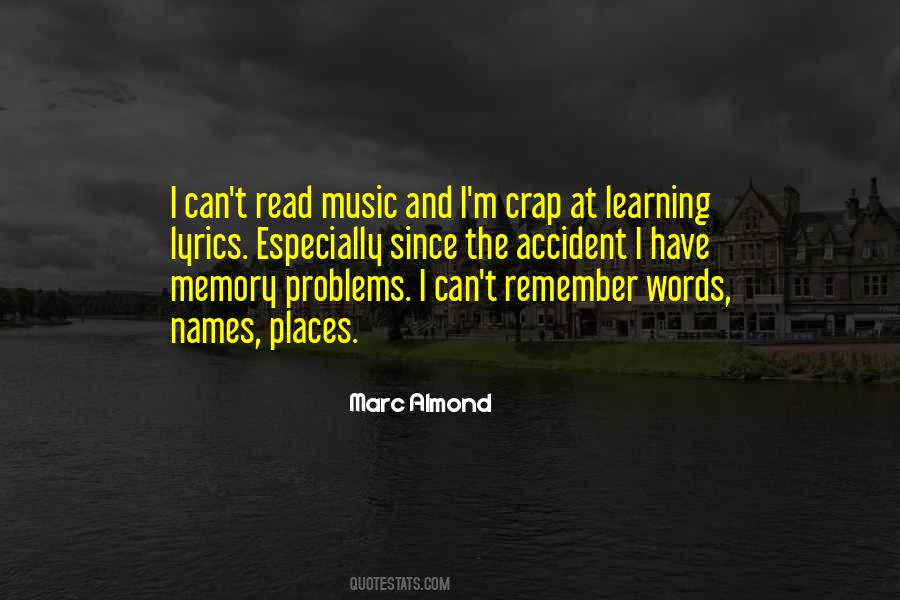 Quotes About Music And Memories #82654