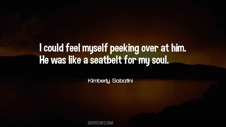 Quotes About Peeking #90804