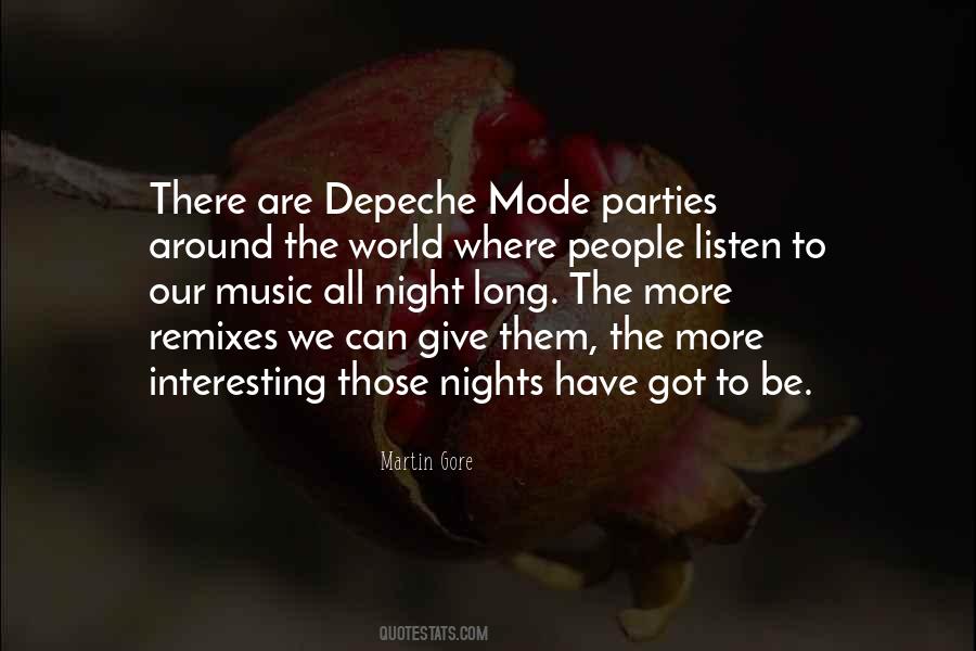 Depeche Quotes #1323120