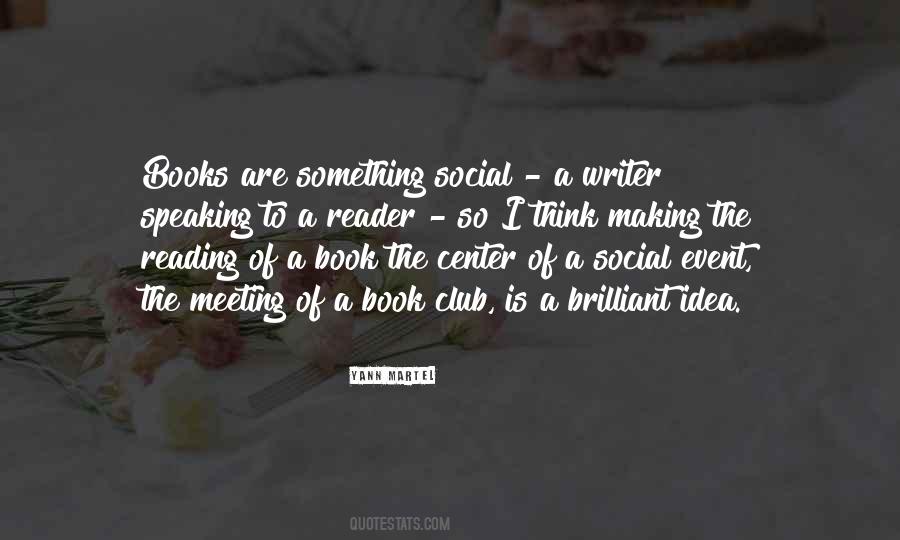 Quotes About A Book Club #122475