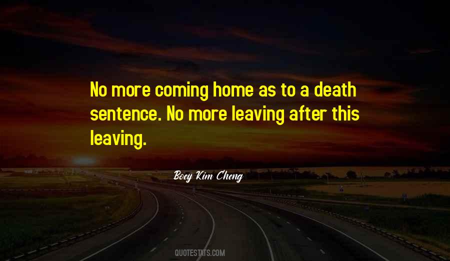 Quotes About Leaving A Home #202349