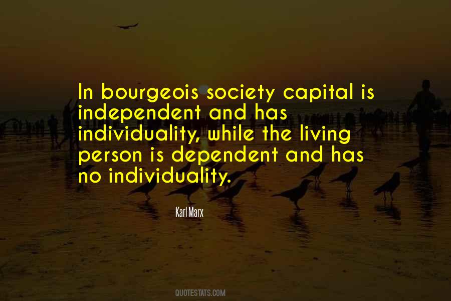 Quotes About Bourgeois #232509
