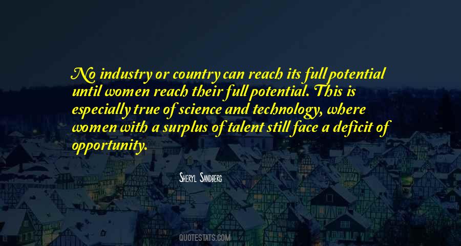 Quotes About Potential Talent #765773