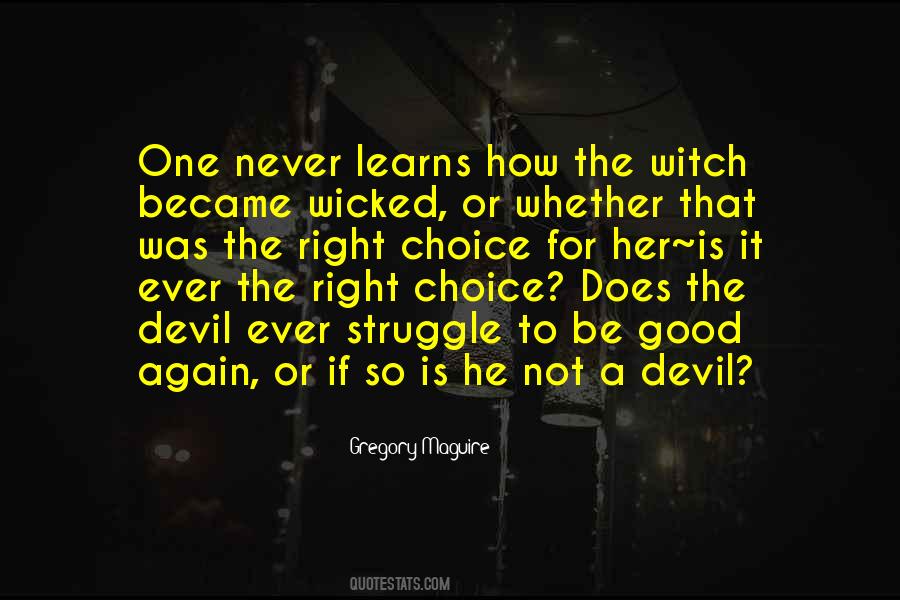 Devil&good Quotes #464894