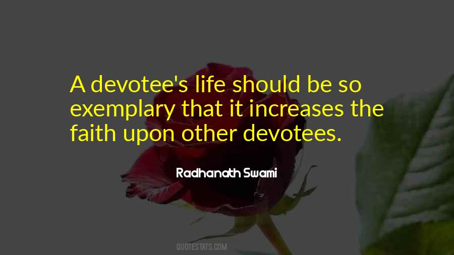 Devotee's Quotes #1373635