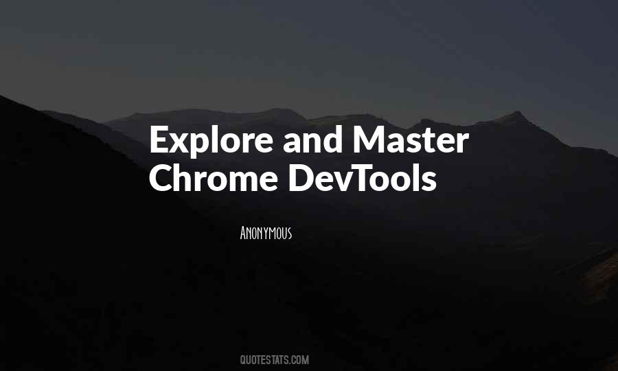 Devtools Quotes #1622066