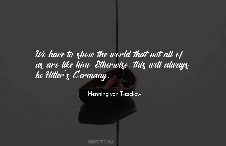 Quotes About Hitler's Germany #1066684