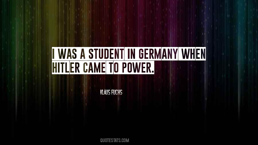 Quotes About Hitler's Germany #1123638