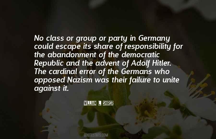 Quotes About Hitler's Germany #744202