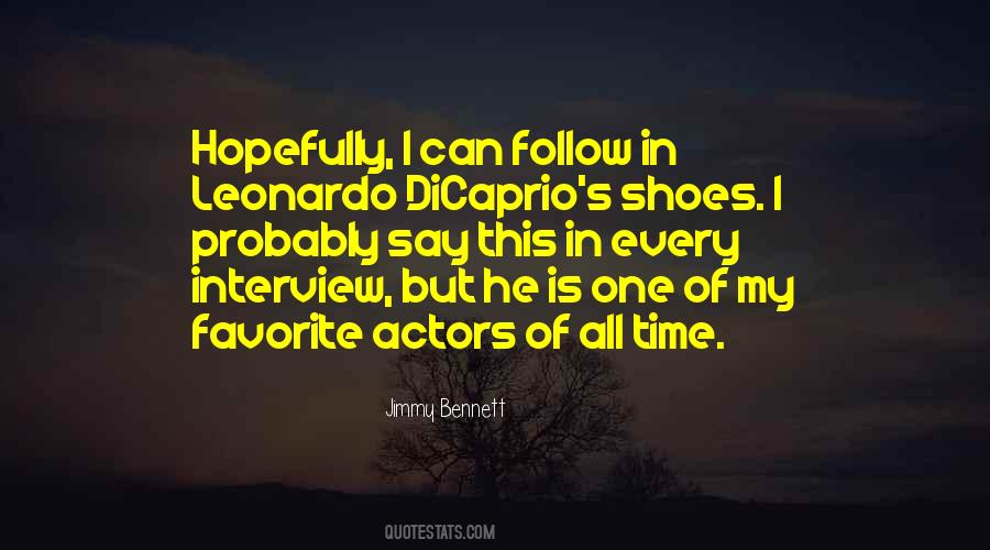 Dicaprio's Quotes #1724186