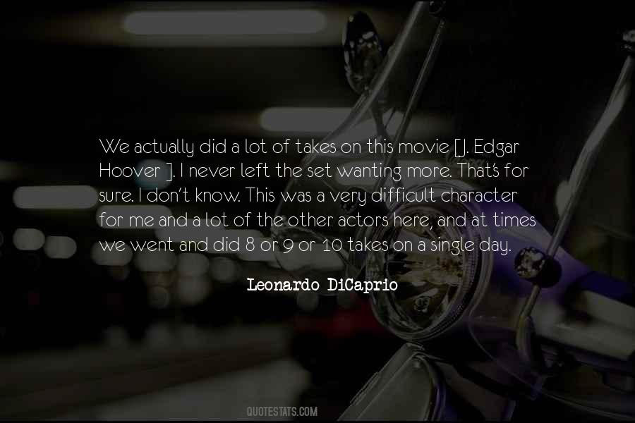 Dicaprio's Quotes #340651