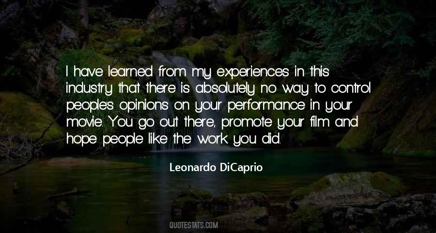 Dicaprio's Quotes #979071