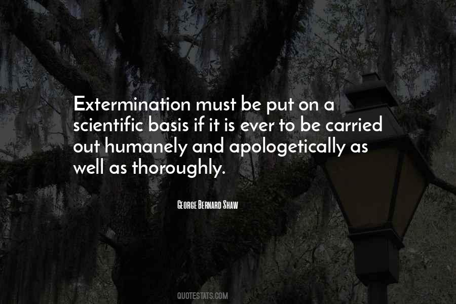 Quotes About Extermination #1629231