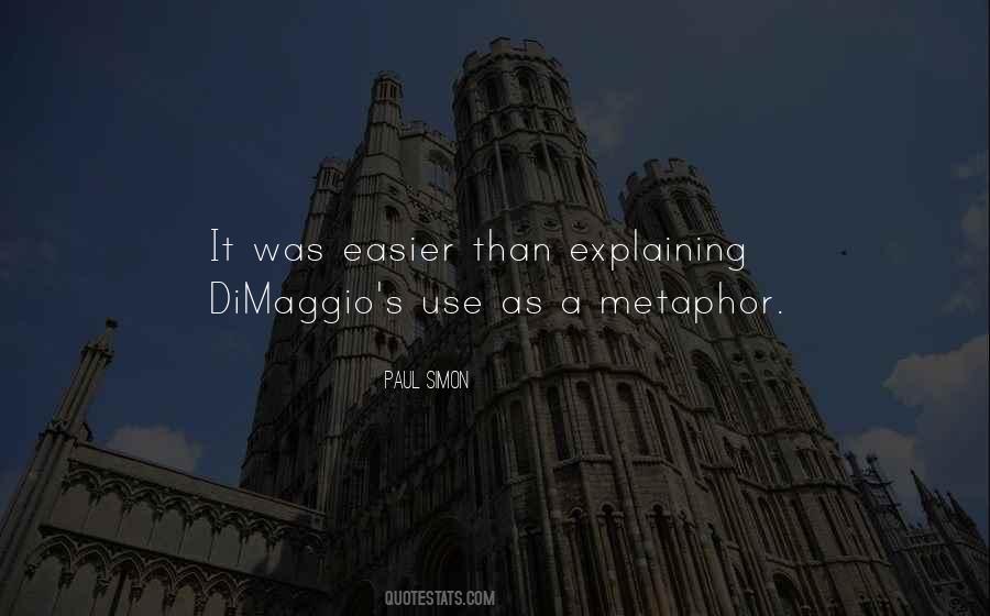Dimaggio's Quotes #1178824