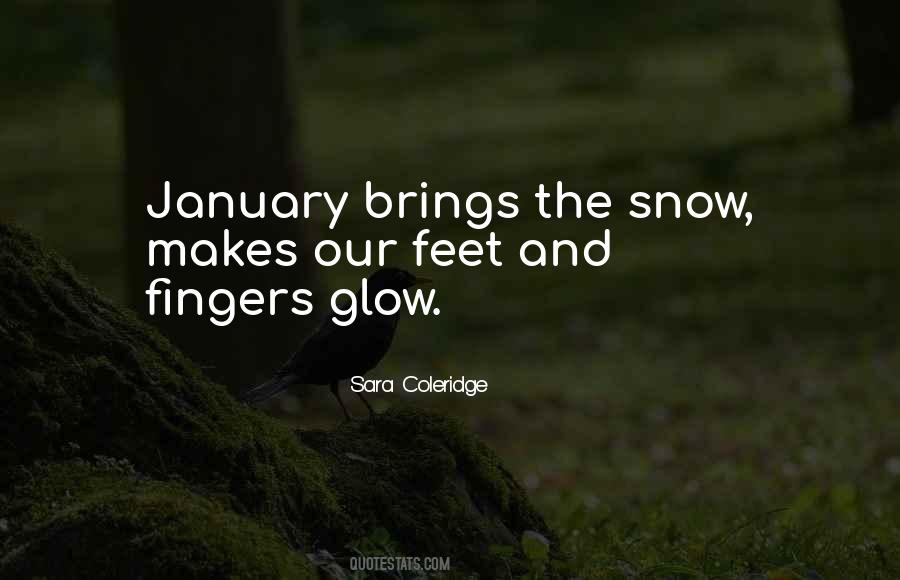 Quotes About January Snow #1047330