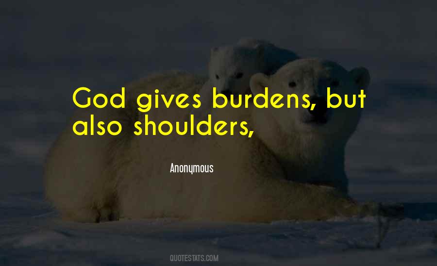 Quotes About Shoulders #1667894