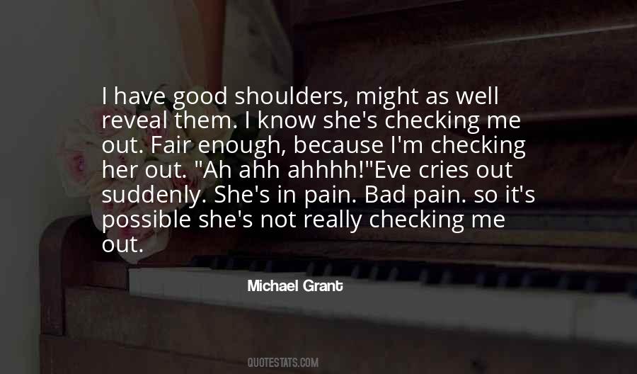 Quotes About Shoulders #1745541