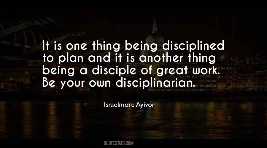 Disciplinarian Quotes #1071977