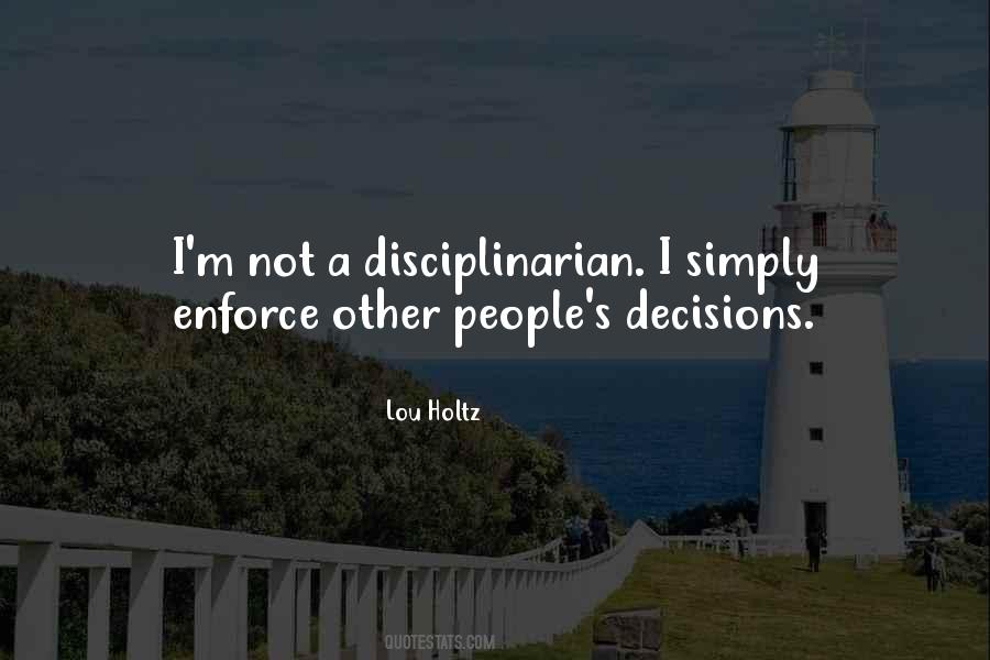 Disciplinarian's Quotes #1405386