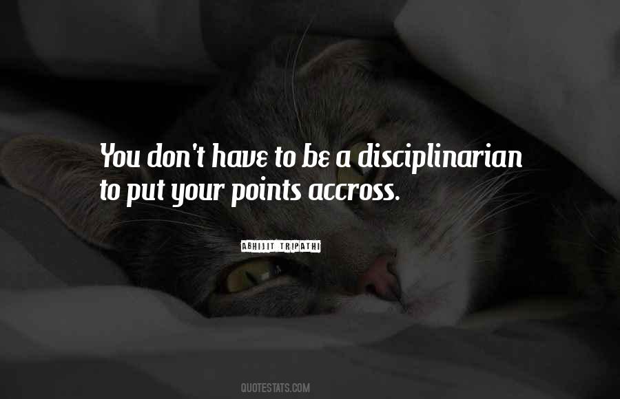 Disciplinarian's Quotes #955344