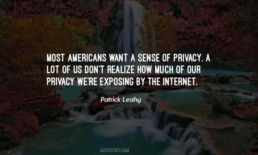 Quotes About Privacy On The Internet #305243