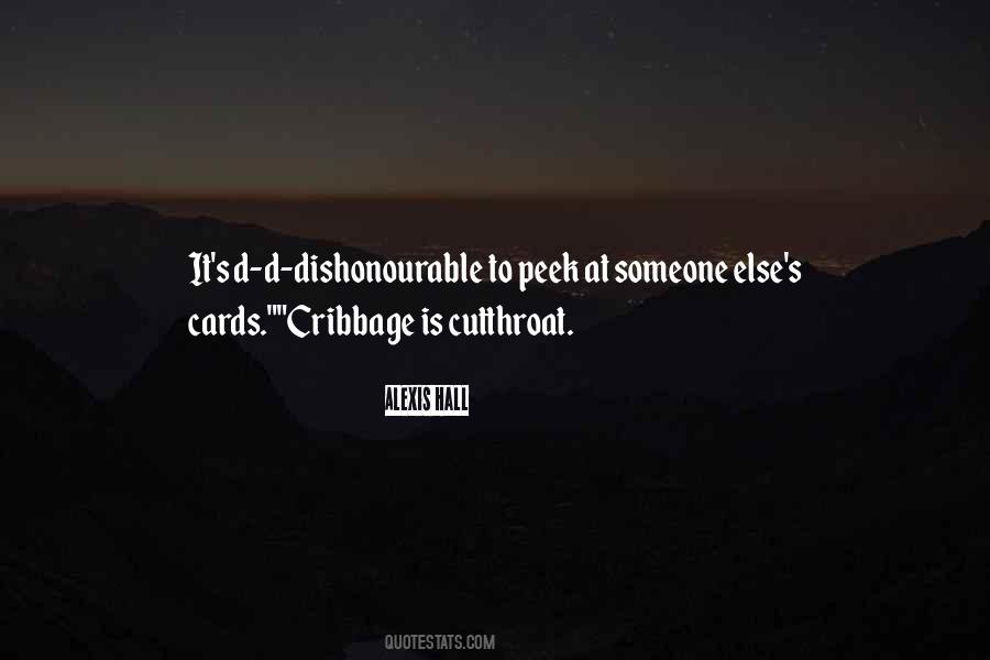 Dishonourable Quotes #499068