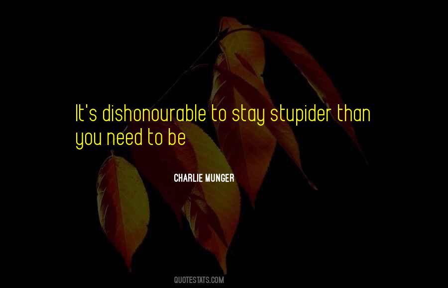 Dishonourable Quotes #813163